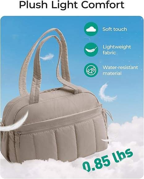 Comfortable Quilted Puffy Handbag For Women price
